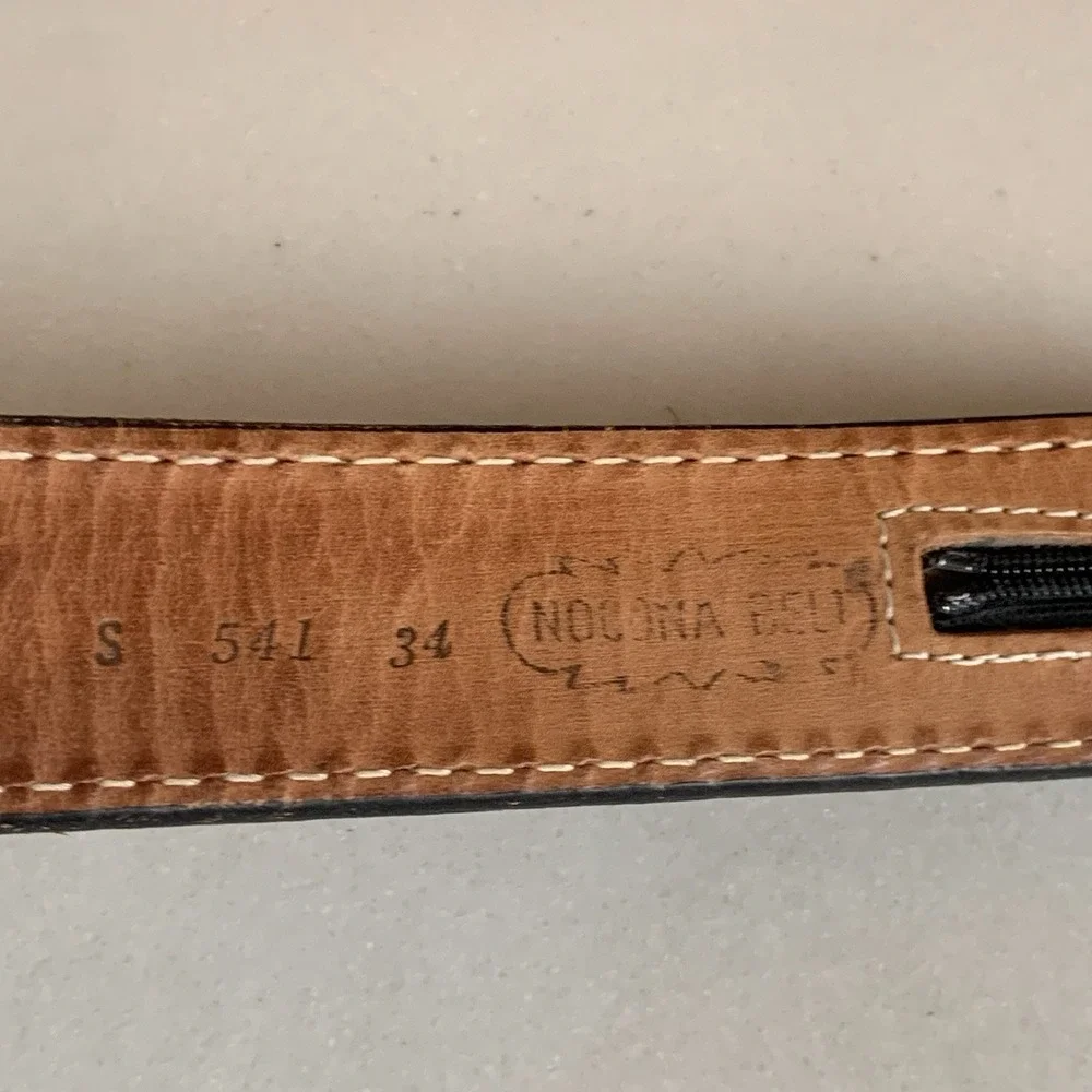 1983 Last Chance Gulch Helena MT Belt Buckle Lmtd Ed Nacona Belt Money Zipper 34
